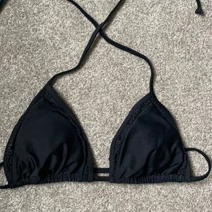 Triangle Black bikini top
